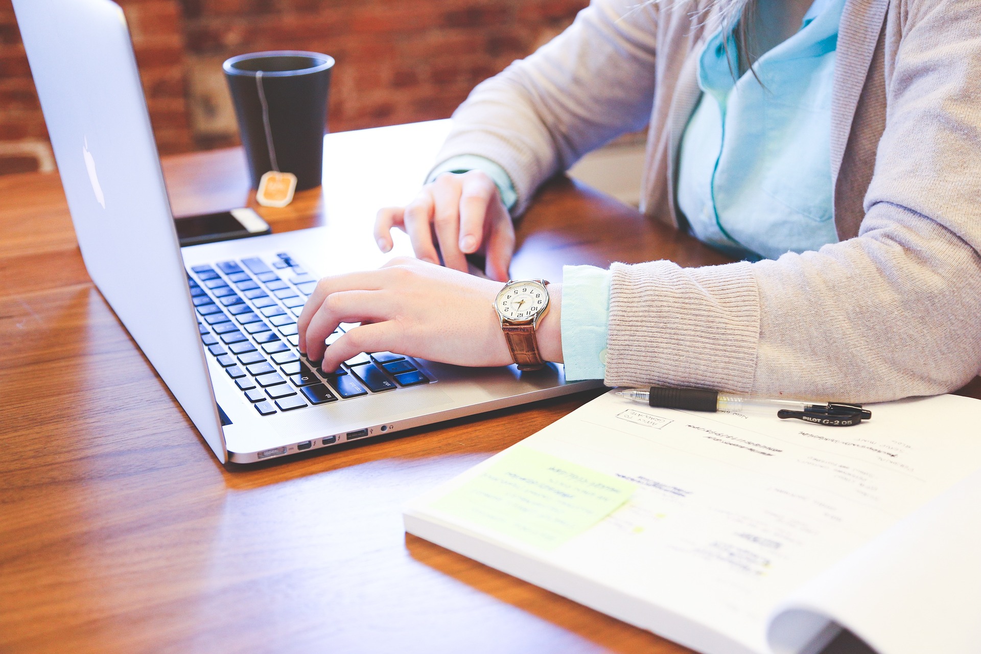 Woman using a Computer